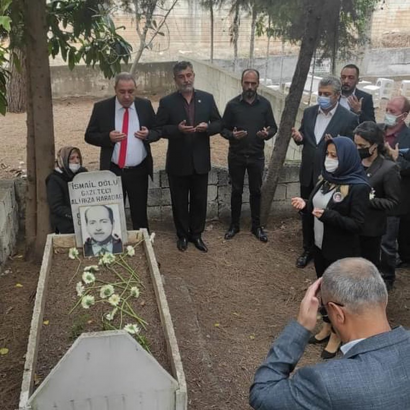 Merhum Gazeteci Ali Rıza Karadağ Mezarı Başında Anıldı